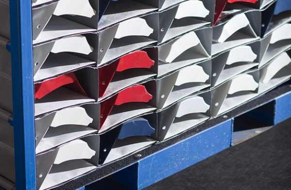 Kovová konstrukce s šitou vložkou Kovová konstrukce s šitou vložkou